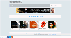 Desktop Screenshot of concert.info